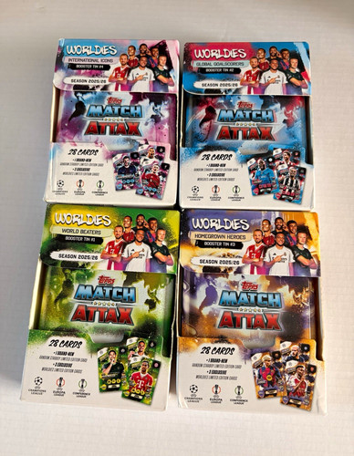 Topps match attax - attax, worldies