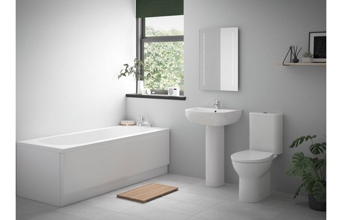 Full bathroom suite with - full,