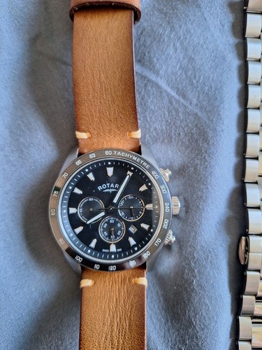 Rotary chronograph with - rotary, two