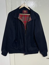 Merc London Harrington Men's Jacket Size Medium Black (Uk XL)