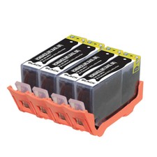 4 Black Ink Cartridge For HP