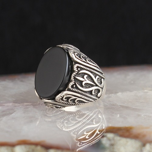 Onyx men silver - onyx,