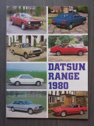 Datsun range orig 1980 mkt - datsun, uk