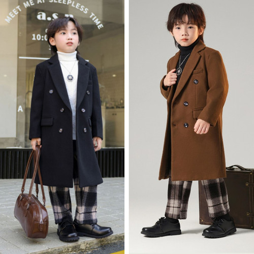 Boys fall winter trench coat - fall,