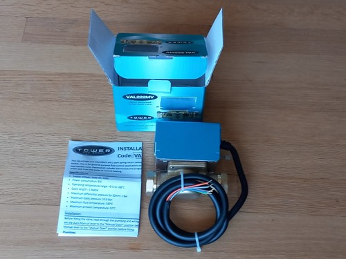 New motorised zone valve - new,