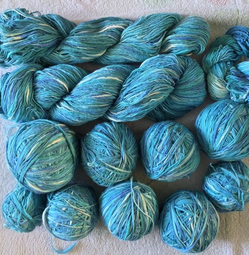 630g hand dyed cotton knitting - hand,