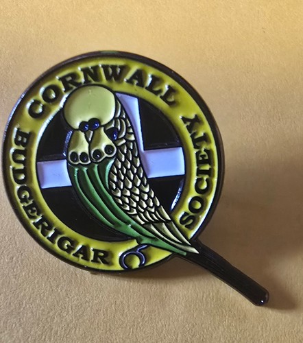 Budgerigar lapel badge