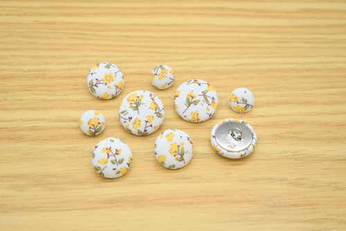 Yellow blossom fabric covered - blossom,