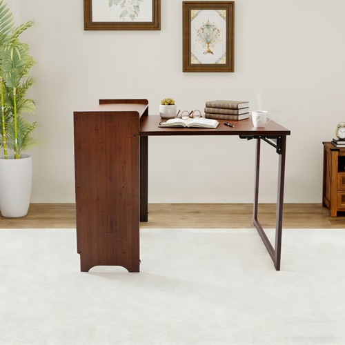 Folding desk with storage - folding,