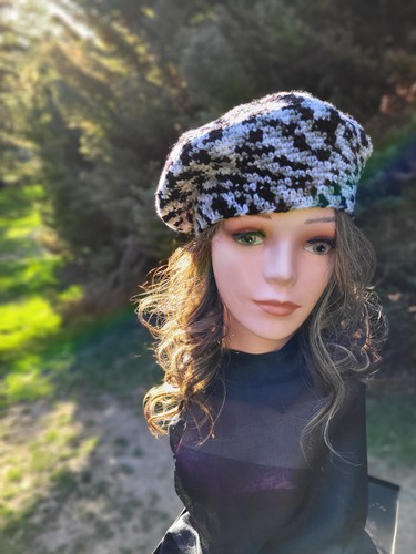 Handmade crochet beret - handmade,