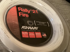 Ashaway Rally 21 Fire badminton string part used