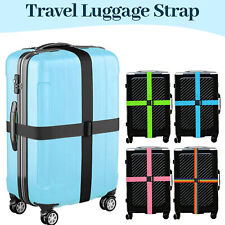 Adjustable Strong Extra Safety Travel Suitcase Luggage Baggage Straps Tie Belt