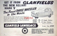 RELIANT 'Mk.V' 3-Wheeler Motor