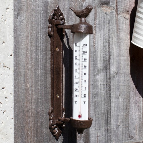 Cast iron bird - bird, wall