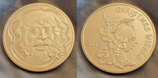 Xmas Wishes Silver Coin Merry