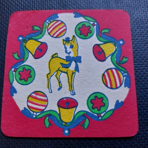 Babycham beer mat 1960s - babycham,
