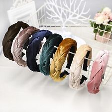 Velvet Fabric Braid Hairband