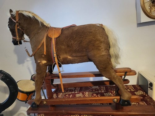 Vintage real fur - fur, horse