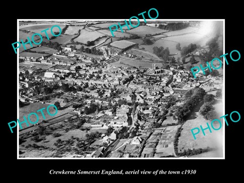 Crewkerne england aerial view - crewkerne,