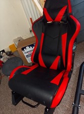 Hottoby Racing Sim Cockpit Steering Wheel Stand with Seat Fit Logitech G29 G920