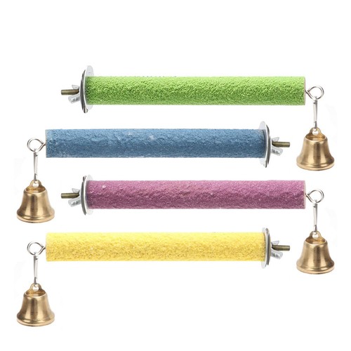 Bird perch stand with - perch,
