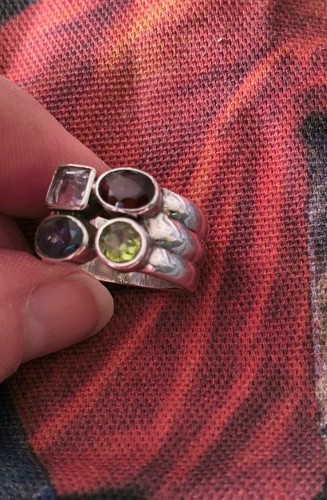 Sterling silver chunky multi - sterling,