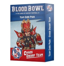 Chaos Dwarf Team Card Pack - Blood Bowl - new & sealed