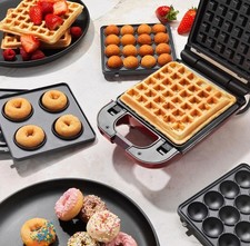 American Originals 3-In-1 Treat Maker – Donuts, Cake Pops & Waffles, Removable N