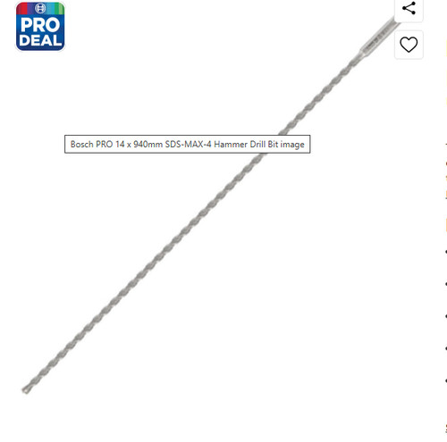 Bosch drill bits pro - drill, max-4