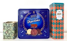 3 Unused Empty Tins -