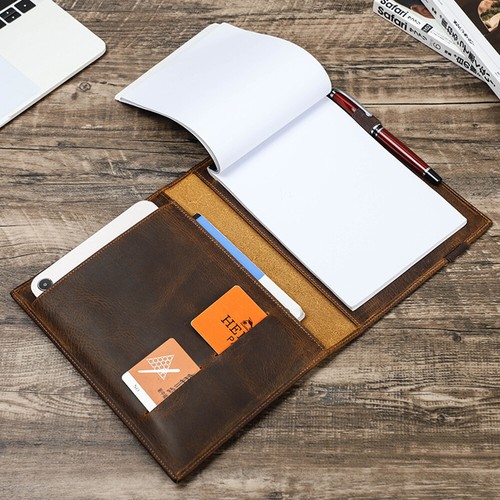 Genuine leather notebook - genuine,