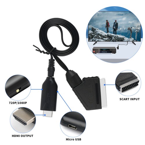 1080p switch scart - 1m,