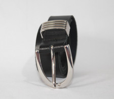 Leather Belt 36" Black Vintage