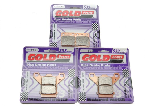 Goldfren s33 brake pads - goldfren, front