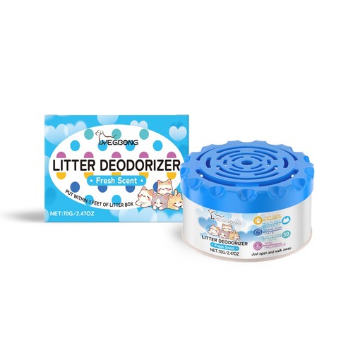 Cat litter deodorizer gel pod - deodorizer,