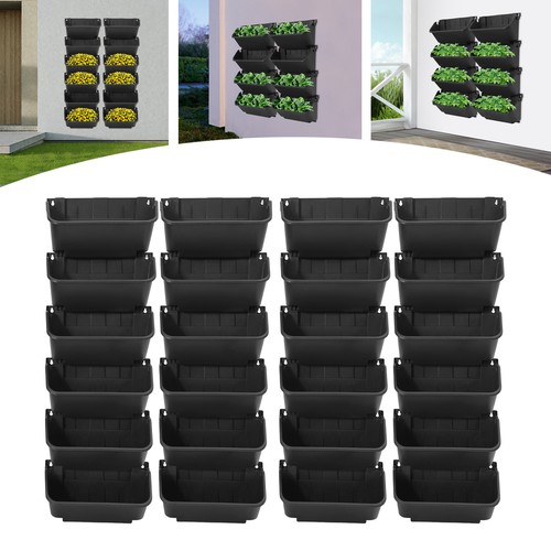 24pcs wall mounted planters - wall-mounted,