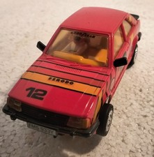 QQ Slot Car C 341 Scalextric UK Ford Escort XR3I #12 Red C-341