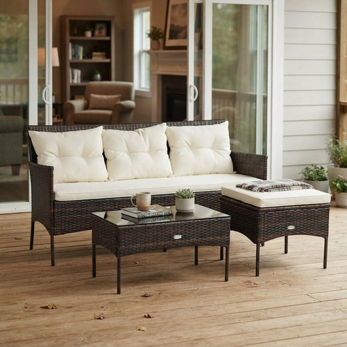 Costway seater rattan garden - costway,