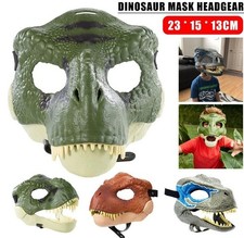 Jurassic World Velociraptor Dinosaur Dino Moving Mask Camp Cretaceous Toy Gifts