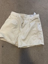 Zara Girls Light White Summer Shorts Age 13 - 14 Years