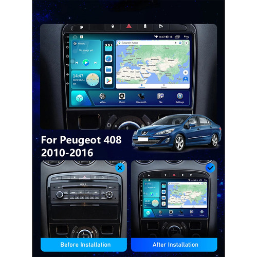 For peugeot 408 2010 2016 - for,