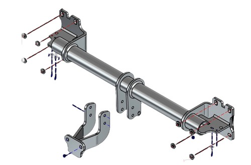 Towtrust fixed flange - fixed,