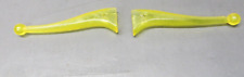 LAMBRETTA Li/Tv/SX + VESPA GS150 GS160 " STAR" LEVER COVERS IN CLEAR YELLOW ULMA
