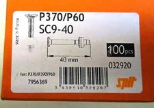 SPIT SC 9-40 NAIL  CONCRETE & STEEL SPIT 032920 P370/P60 Box of 100 FREE P&P