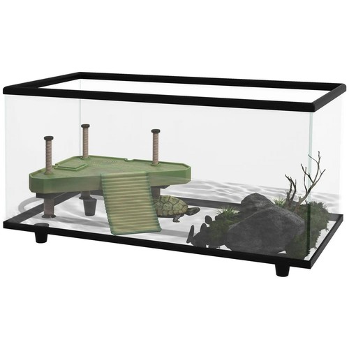 Pawhut turtle tank 50l - 50l, glass