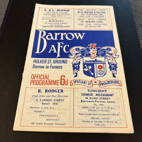 1967 barrow afc v - afc,