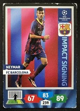 Panini Adrenalyn XL Champions League 2014/14 Impact Signing Neymar Jr Barcelona