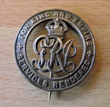 WW1 SILVER WOUND WOUNDED BADGE
