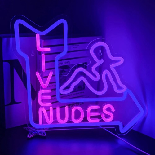 Live nudes neon sign led - neon, room