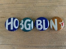 Hobgoblin Beer Bottle Tops  X 4  Wychwood Brewery  Discontinued